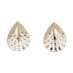 Orecchini da Donna in Oro Giallo e Bianco 18kt a Goccia - 20944OR