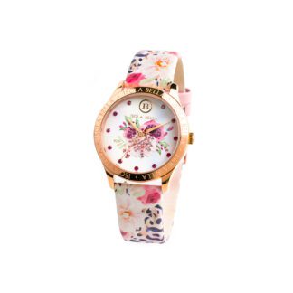 Orologio Isola Bella in Acciaio e Pelle Leopardato - Animalier - 40000092