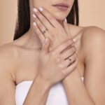Anello Mabina in Argento con Rubino Sintetico a Cuore - 523231