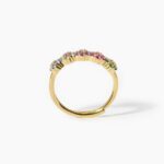 Anello Fiore Mabina in Argento con Zirconi Multicolor - 523247