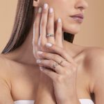 Anello Mabina in Argento con Rubino Sintetico e Zirconi - 523248