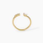 Anello Mabina in Argento Dorato con Zirconi - 523249