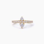 Anello Veretta Mabina in Argento con Zirconi - 523269
