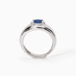 Anello Mabina in Argento con Zaffiro Sintetico e Zirconi - 523274