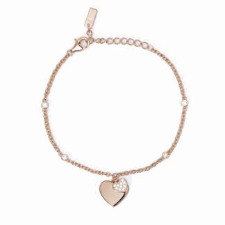 Bracciale Mabina in Argento con Zirconi e Cuore - 533638