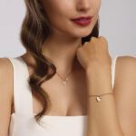 Bracciale Mabina in Argento con Zirconi e Cuore - 533638