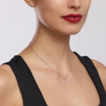 Collana Mabina in Argento con Tormalina Sintetica e Zirconi - 553493