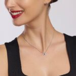Orecchini Mabina in Argento con Zaffiri Sintetici e Zirconi - 563541