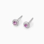 Orecchini Mabina in Argento con Tarmalina Sintetica e Zirconi - 563542