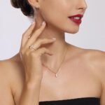 Orecchini Mabina in Argento Dorato con Zirconi - 563546