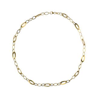 Collana da Donna in Oro Giallo 18kt a Catena Ovale - 2423