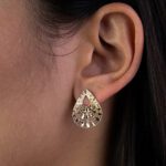 Orecchini da Donna in Oro Giallo e Bianco 18kt a Goccia - 20944OR