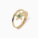 Anello Stella Mabina in Argento con Zirconi e Agata - 523276