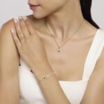 Anello Stella Mabina in Argento con Zirconi e Agata - 523276