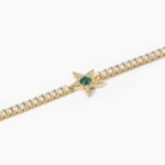 Bracciale Stella Mabina in Argento con Zirconi e Agata - 533651