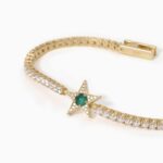 Bracciale Stella Mabina in Argento con Zirconi e Agata - 533651