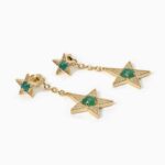 Orecchini Stella Mabina in Argento con Zirconi e Agata - 563556