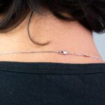 Collana Zancan in Oro Bianco e Rosa con Zaffiro - EC960BR-Z