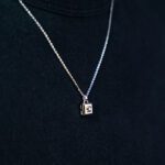 Collana Zancan in Oro Bianco e Rosa con Diamante Nero - EC967BR