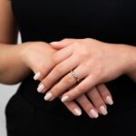 Anello in Oro Bianco e Oro Giallo con Diamante - FE507AV24L