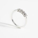 Anello Veretta Visconti Preziosi in Oro Bianco con Diamanti - 0049A6