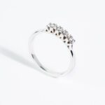 Anello Veretta Visconti Preziosi in Oro Bianco con Diamanti - 0056A6