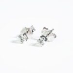 Orecchini Punto Luce in Oro Bianco con Diamanti - 1845245