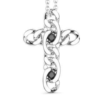 Collana Zancan in Argento con Croce - Cosmopolitan - ESC126