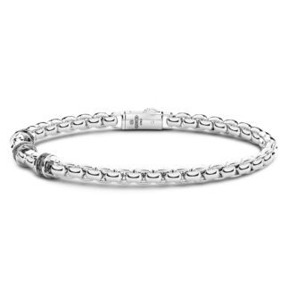 Bracciale Zancan in Argento con Spinelli Neri - Cosmopolitan - ESB283