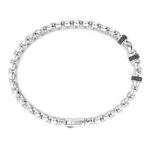 Bracciale Zancan in Argento con Spinelli Neri - Cosmopolitan - ESB283