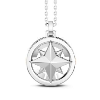 Collana Zancan in Argento con Rosa dei Venti - Insignia 925 - ESC120