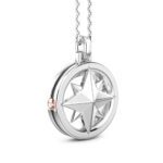 Collana Zancan in Argento con Rosa dei Venti - Insignia 925 - ESC120
