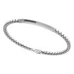 Bracciale Zancan in Argento con Spinelli Neri - Insignia 925 - EXB955