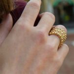 Anello da Donna Unoaerre in Bronzo con Maglia Chicco di Riso - 1598