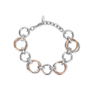 Bracciale da Donna 2Jewels in Acciaio con Anelli e Zirconi - 232240