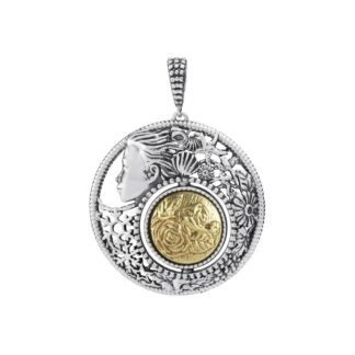 Ciondolo Gerardo Sacco in Argento e Oro | Maggio - Mesi Reverse - 27736