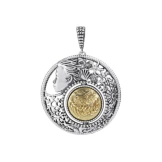 Ciondolo Gerardo Sacco in Argento e Oro | Giugno - Mesi Reverse - 27737