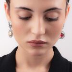 Orecchini Gerardo Sacco in Argento e Oro | Gennaio - Mesi Reverse - 27819