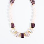 Collana da Donna in Argento con Morganite e Quarzo Idrotermale - 110CO