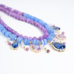 Collana da Donna in Argento con Giada e Zirconi - 950CO