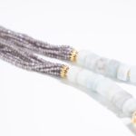 Collana da Donna in Argento con Acquamarina e Quarzo Idrotermale - 99CO
