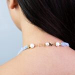 Collana da Donna in Argento con Perle, Zaffiri e Zirconi - 952CO