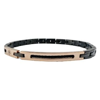 Bracciale da Uomo Zancan in Acciaio con Targa - Hiteck - EHB234