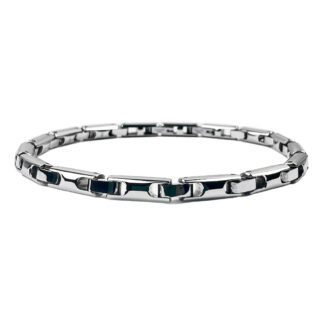 Bracciale da Uomo Zancan in Acciaio con Maglia Tubolare - Hiteck - EHB326