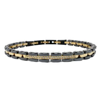 Bracciale da Uomo Zancan in Acciaio con Zirconi - UHB055
