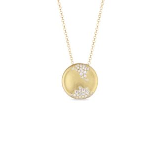 Collana Sogni da Donna in Argento Dorato satinato e Zirconi - CL108GB
