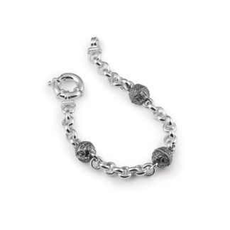 Bracciale Gerardo Sacco in Argento con Sinacoli - 33754