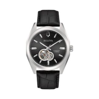 Orologio Bulova Uomo in Acciaio e Pelle - Surveyor Automatic - 96A273