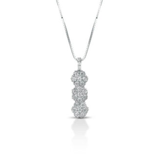 Collana Marika in Oro Bianco con Diamanti - CD8004AR/32