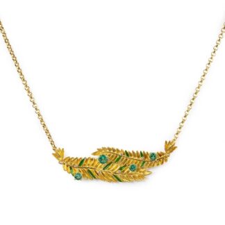 Collana Isola Bella in Argento con Zirconi | Palme - 20001430